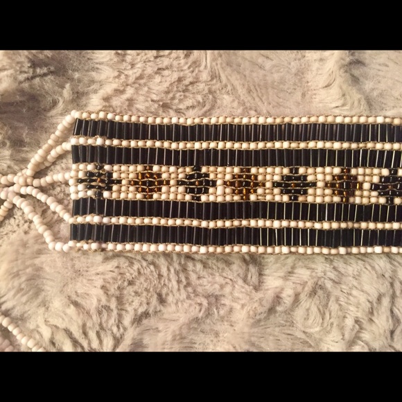 Beautiful Beaded Boho belt - Picture 2 of 6